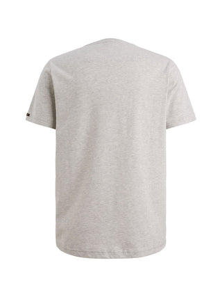 PME LEGEND American Classic Kurzarm Shirt - Silver Mist Melange - PTSS2602599-921