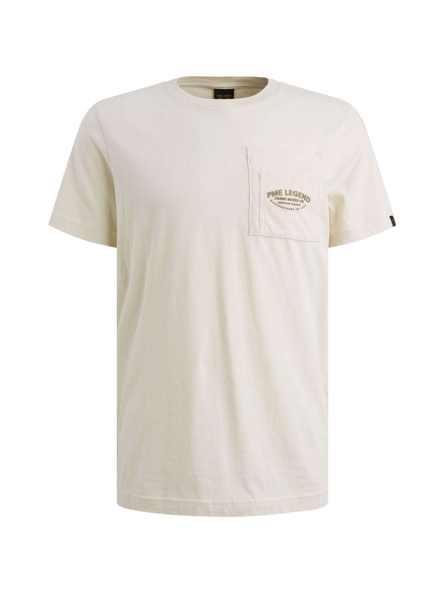 PME LEGEND Shortsleeve Rundhals Shirt bone white PTSS2603565-7013