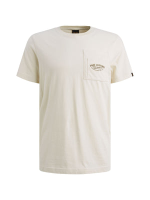 PME LEGEND Shortsleeve Rundhals Shirt bone white PTSS2603565-7013