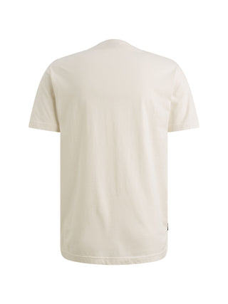 PME LEGEND Kurzarm Shirt Rundhals egret print jersey PTSS2604596-7001