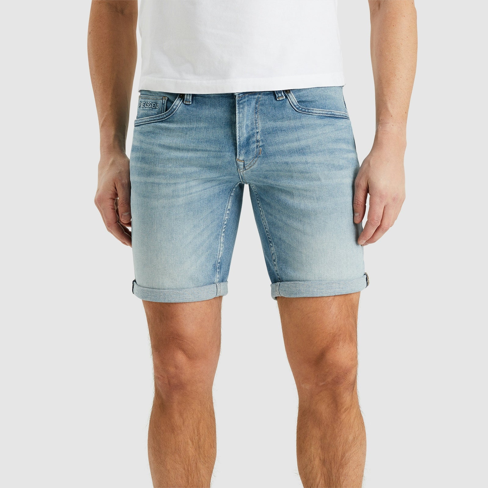PME LEGEND Nightflight Shorts - Saltwater Denim Blue - PSH165-LSB