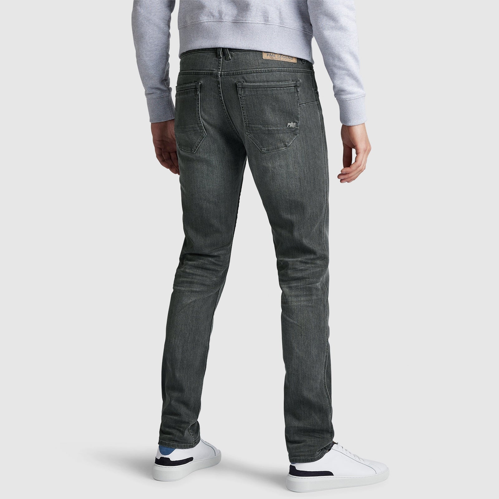 PME LEGEND Nightflight Five Pocket - Dark Stonewash Grey - PTR120-SMG