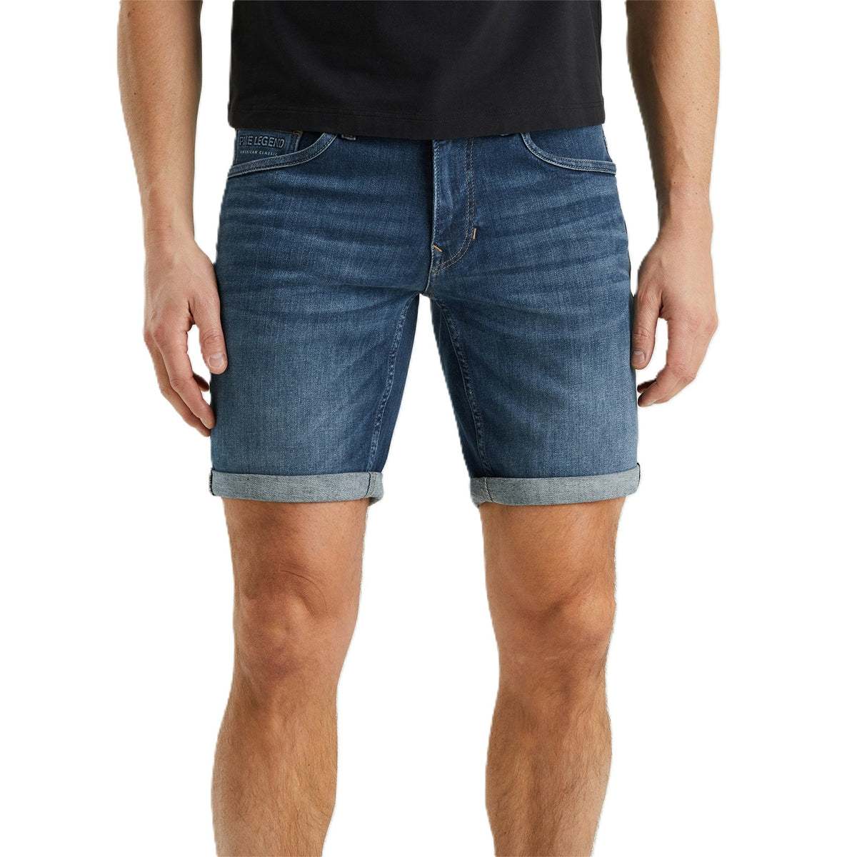 PME LEGEND Nightflight Shorts - Deep Indigo Denim - PSH165-RMB