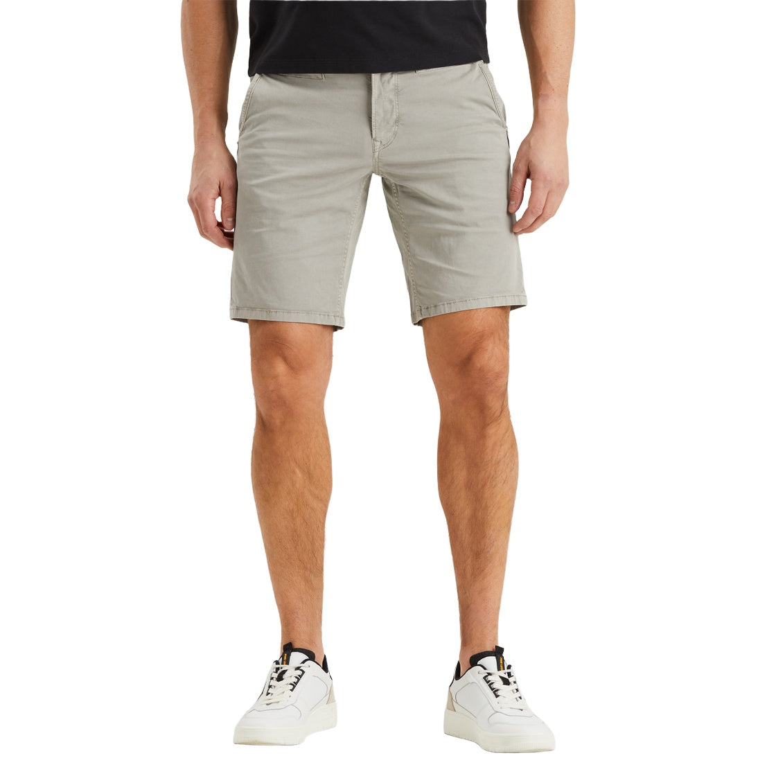 PME LEGEND American Classic Chino Shorts - Linen Mist Khaki - PSH2504663-9091