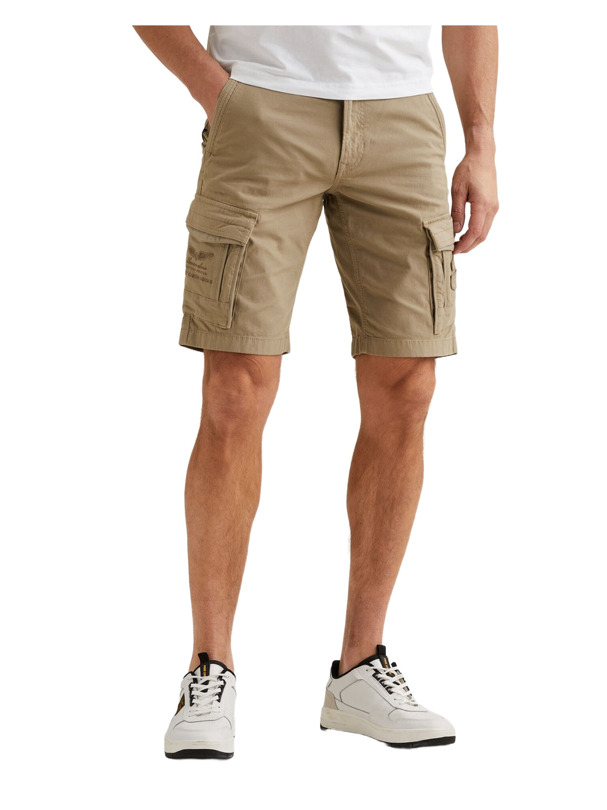 PME LEGEND Rotor Shorts Cargo Shorts - Elmwood Sand - PSH2603650-6405