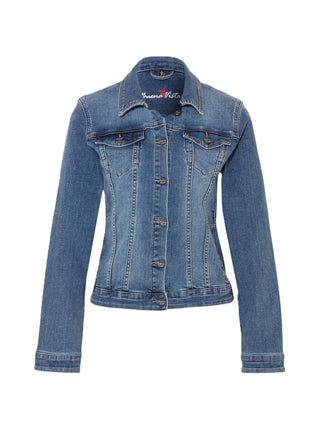BUENA VISTA PORTOFINO Slim denim jacket - Blue Horizon Stone - 888 B3100 340.4485