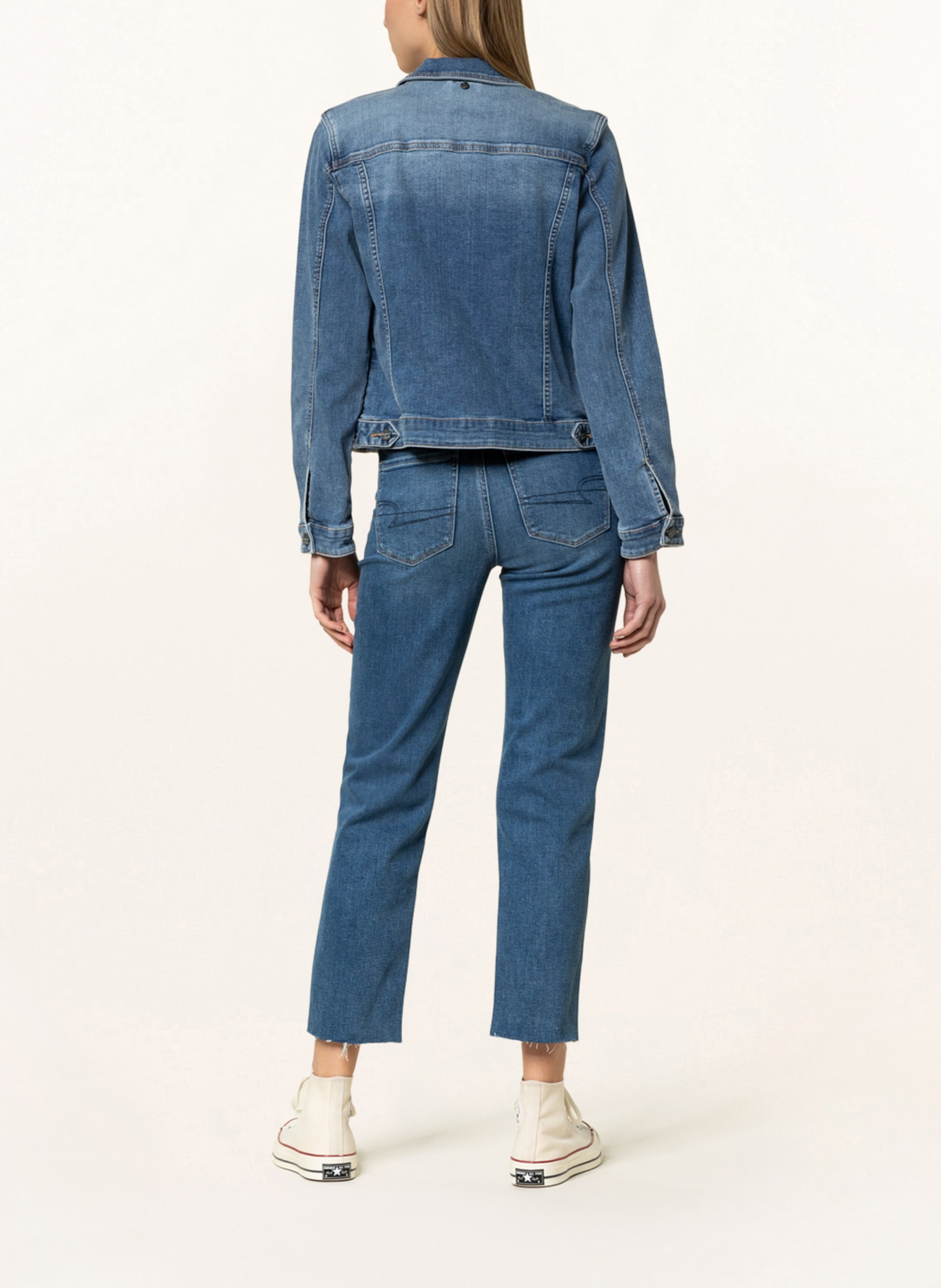 BUENA VISTA PORTOFINO Slim denim jacket - Blue Horizon Stone - 888 B3100 340.4485 von Buena Vista