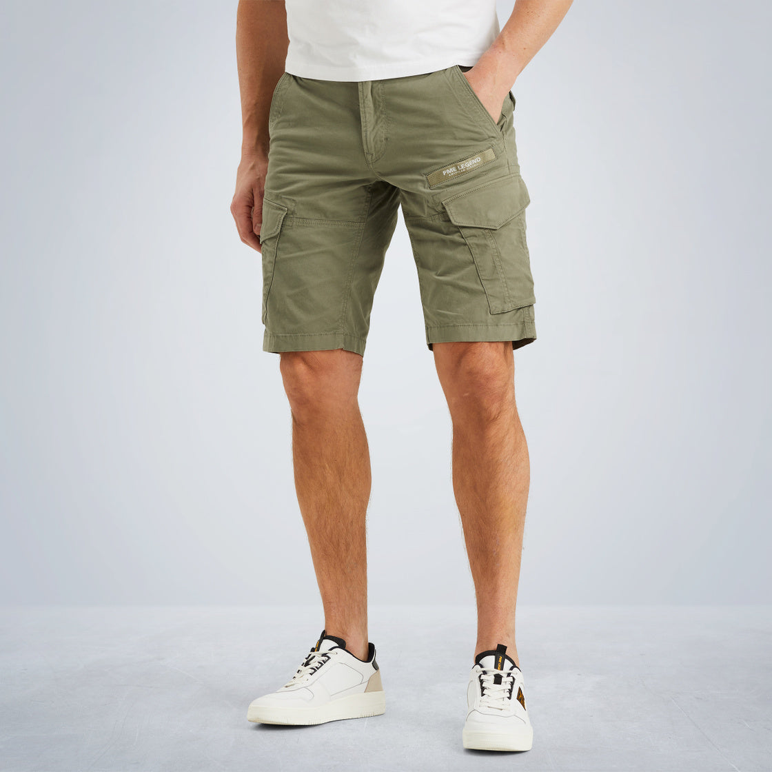 PME LEGEND Nordrop Cargo Shorts - Sage Drift Green - PSH2504661-6149