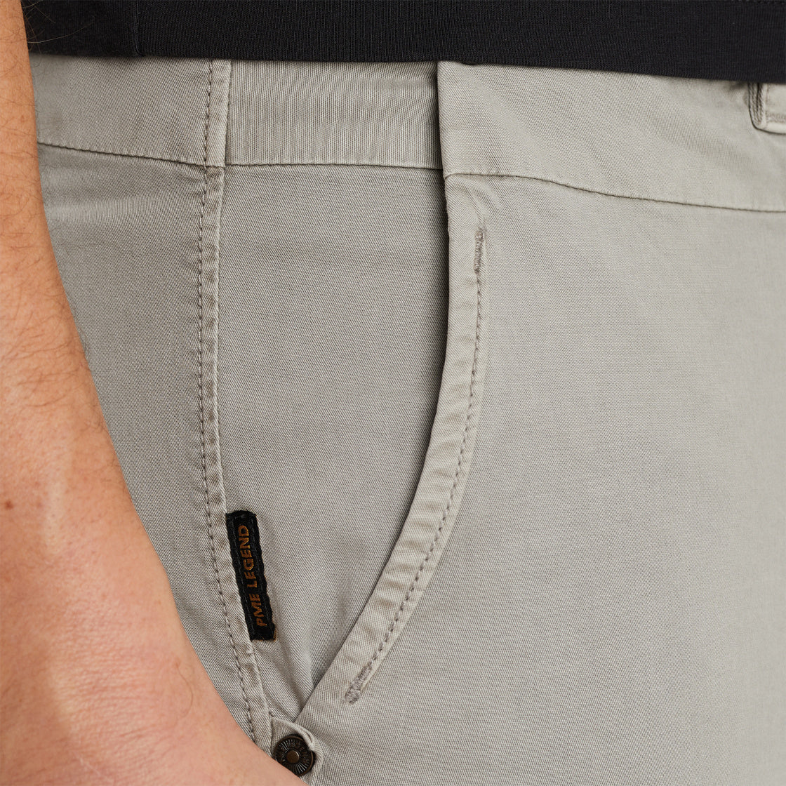 PME LEGEND American Classic Chino Shorts - Linen Mist Khaki - PSH2504663-9091 von PME Legend