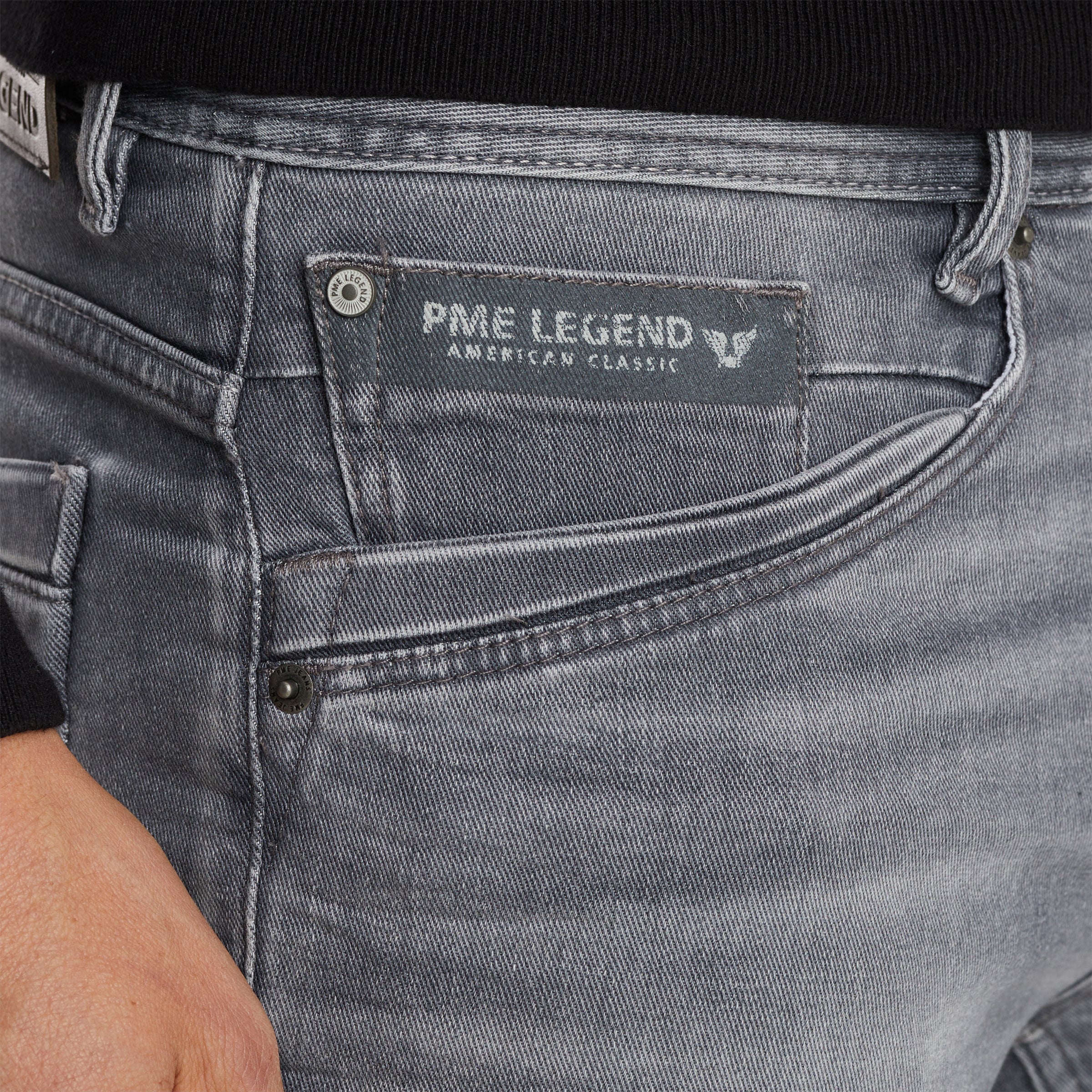 PME LEGEND Skyrak Jeans - Misty Granite Grey - PTR2502705-GLH von PME Legend