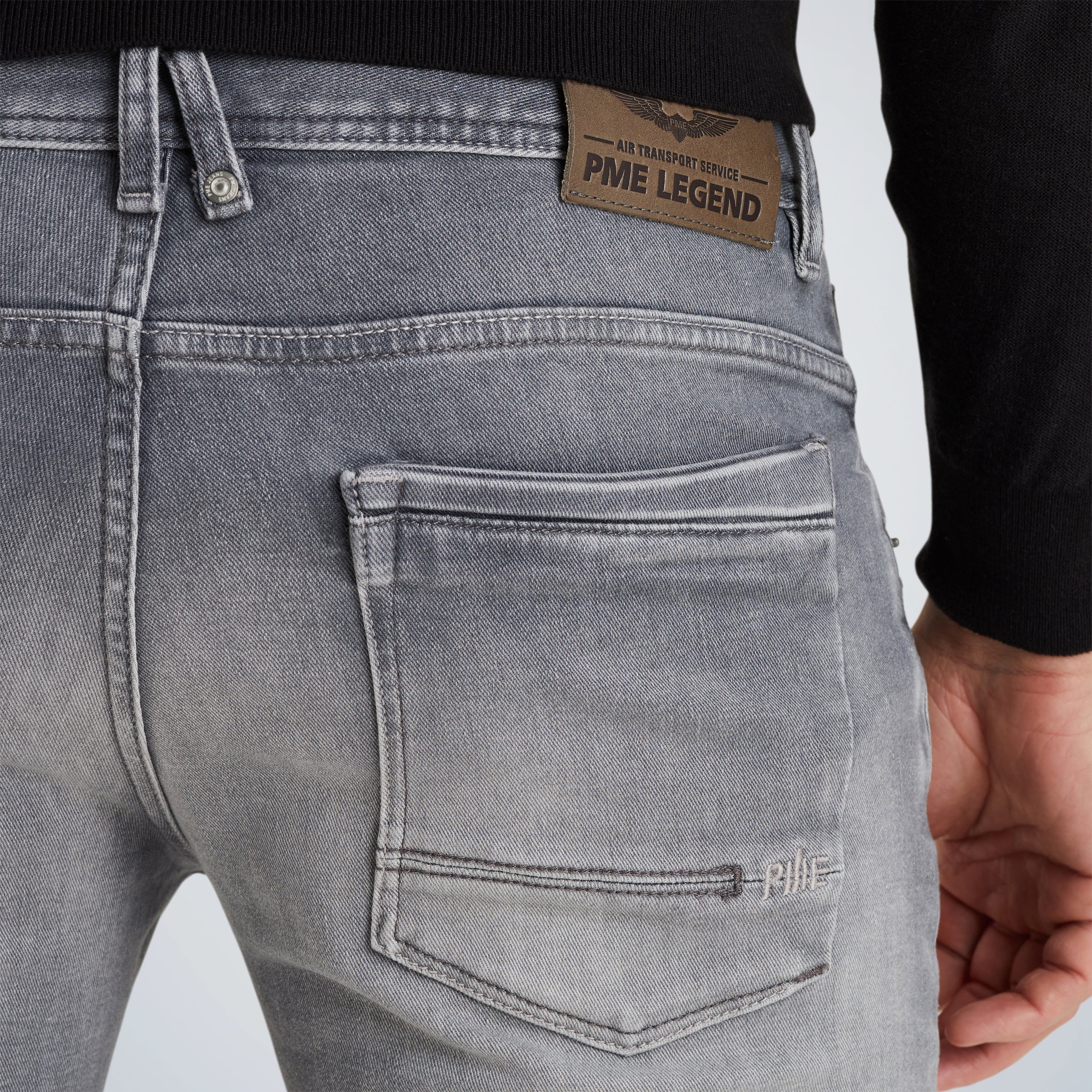 PME LEGEND Skyrak Jeans - Misty Granite Grey - PTR2502705-GLH von PME Legend