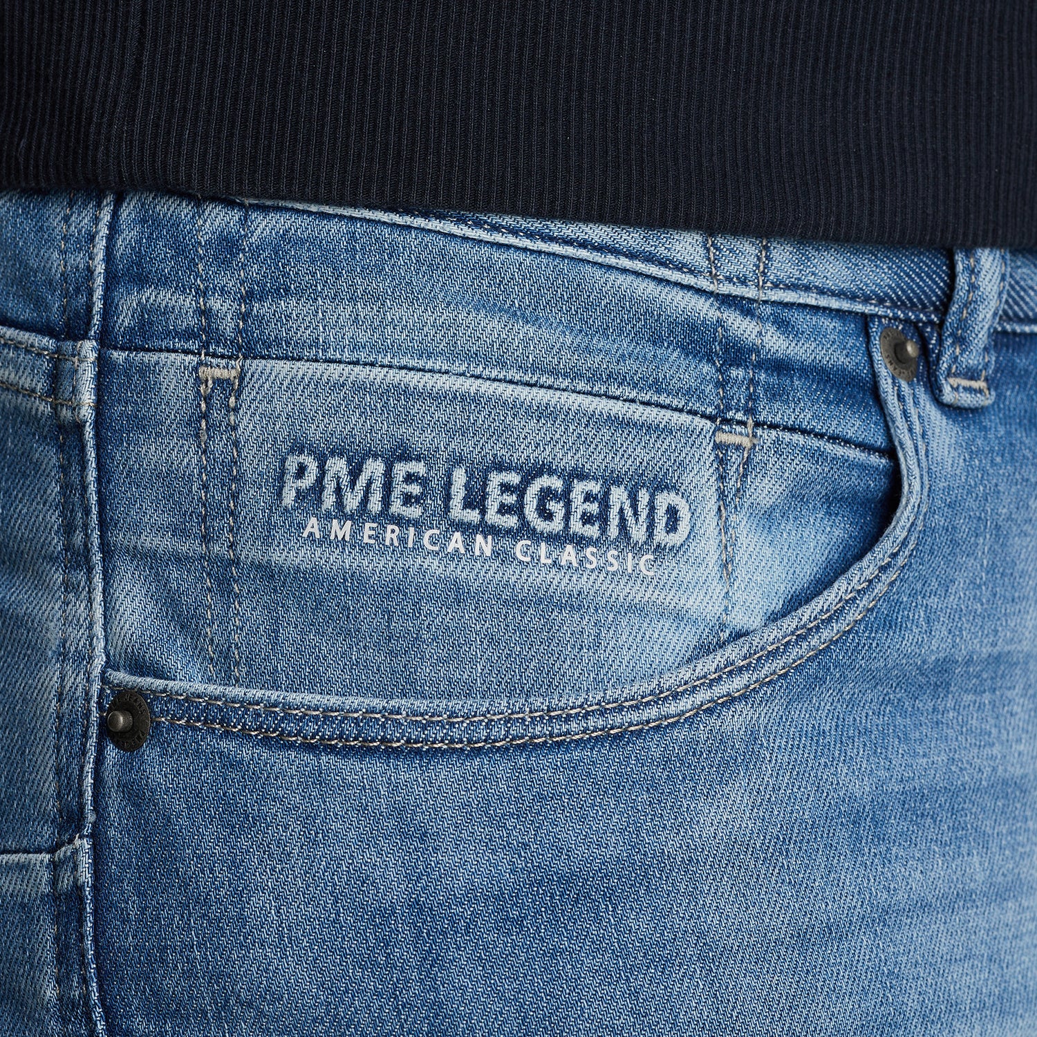 PME LEGEND Nightflight Jeans - Coastal Wash Blue - PTR2504715-DMG von PME Legend