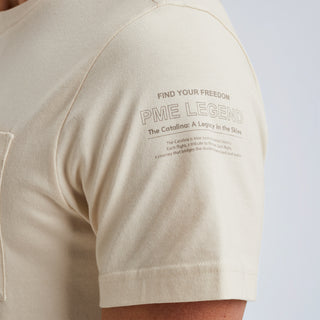 PME LEGEND T-Shirt - Oatmeal Drift - PTSS2503565-7013