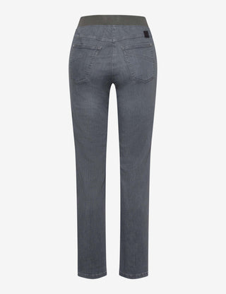 RAPHAELA BY BRAX Pamina Five Pocket - Stormy Pewter Grey - 10930020 10-6000-06
