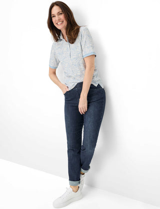 RAPHAELA BY BRAX Lavina Joy Five Pocket - Deep Indigo Charcoal - 10927220 10-6000-25
