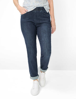 RAPHAELA BY BRAX Lavina Joy Five Pocket - Deep Indigo Charcoal - 10927220 10-6000-25