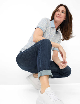 RAPHAELA BY BRAX Lavina Joy Five Pocket - Deep Indigo Charcoal - 10927220 10-6000-25