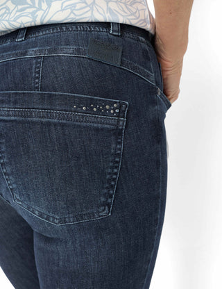 RAPHAELA BY BRAX Lavina Joy Five Pocket - Deep Indigo Charcoal - 10927220 10-6000-25