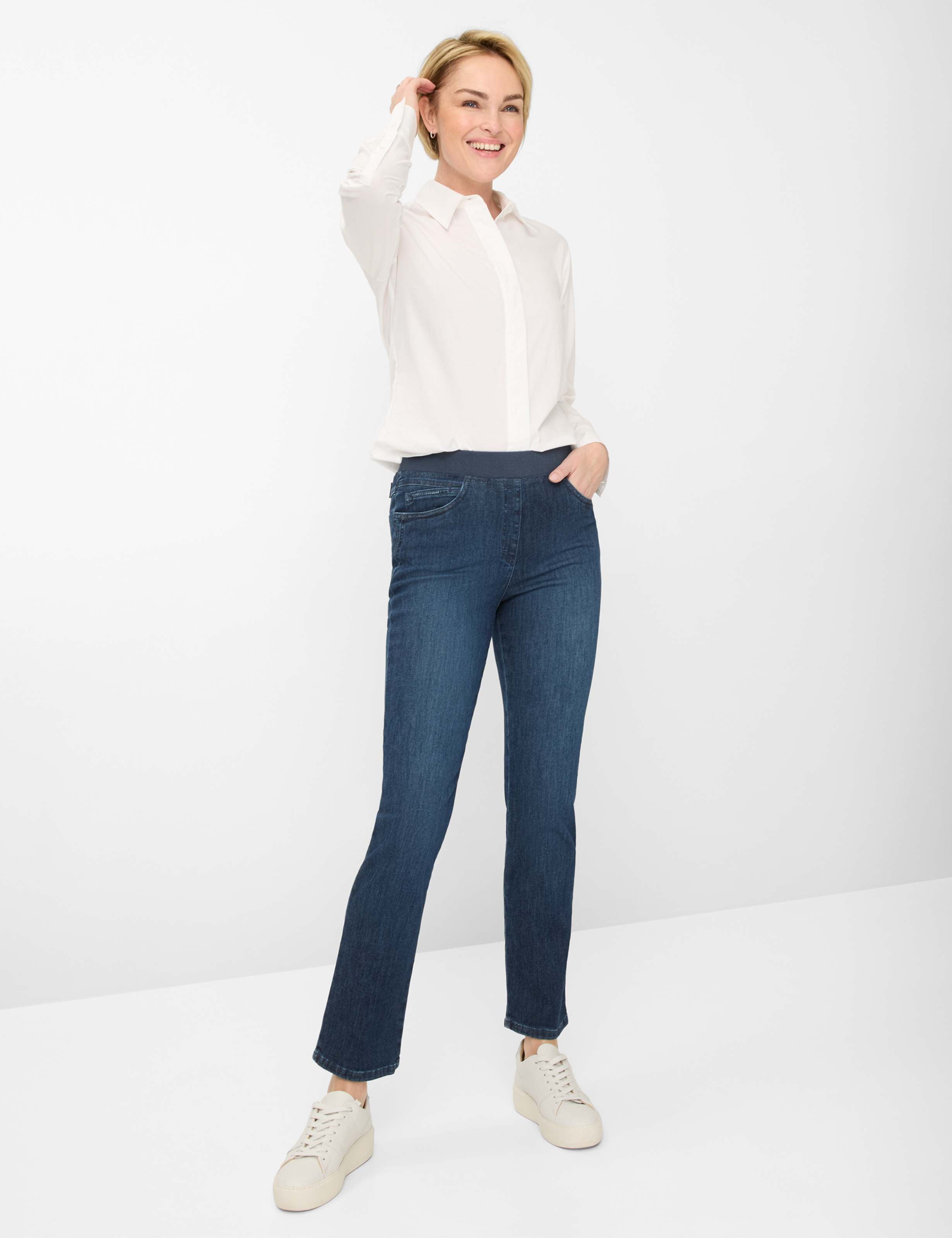 RAPHAELA BY BRAX Pamina Five Pocket - Midnight Indigo - 10930020 10-6000-25 von RAPHAELA BY BRAX