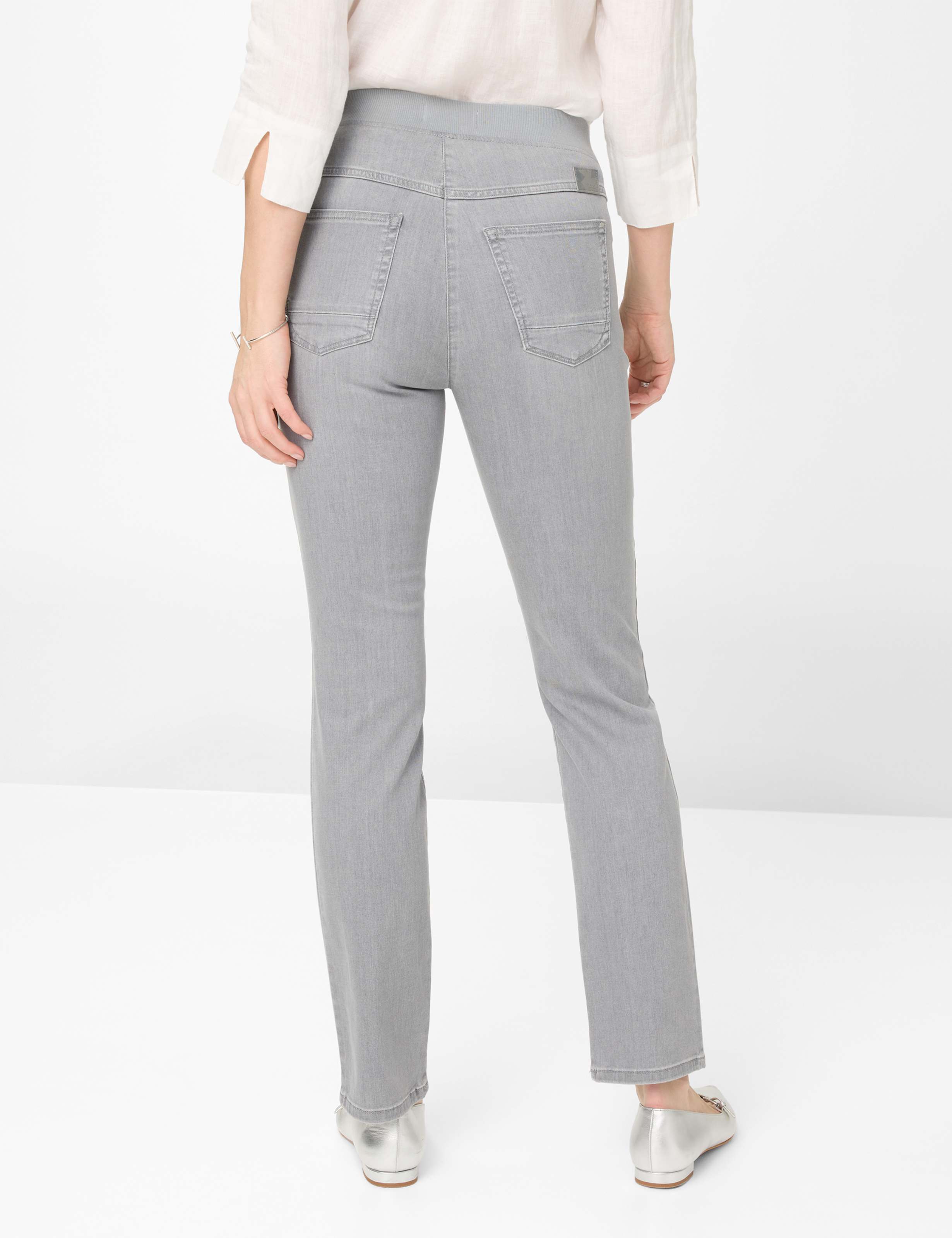 RAPHAELA BY BRAX Pamina Five Pocket - Steel Mist Grey - 10918620 11-6308-03 von RAPHAELA BY BRAX