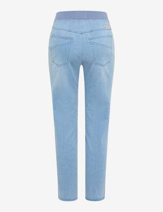 RAPHAELA BY BRAX Pamina 6/8 Stoffhose - Sea Mist Blue - 10940820  10-6300-29