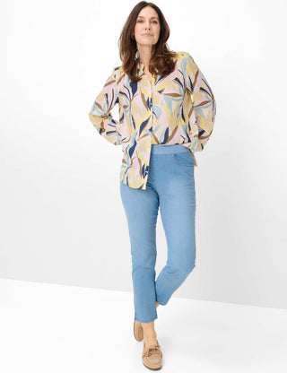 RAPHAELA BY BRAX Pamina 6/8 Stoffhose - Sea Mist Blue - 10940820  10-6300-29