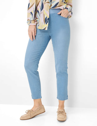 RAPHAELA BY BRAX Pamina 6/8 Stoffhose - Sea Mist Blue - 10940820  10-6300-29