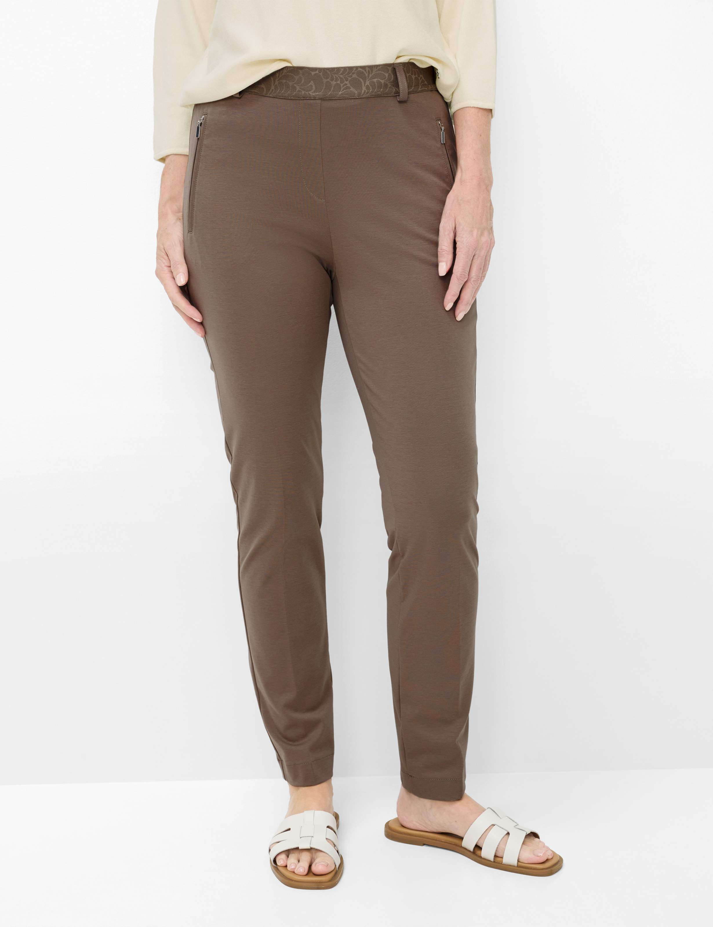 RAPHAELA BY BRAX Lillyth Schlupfhose - Sanded Truffle - 10233220 11-5128-53