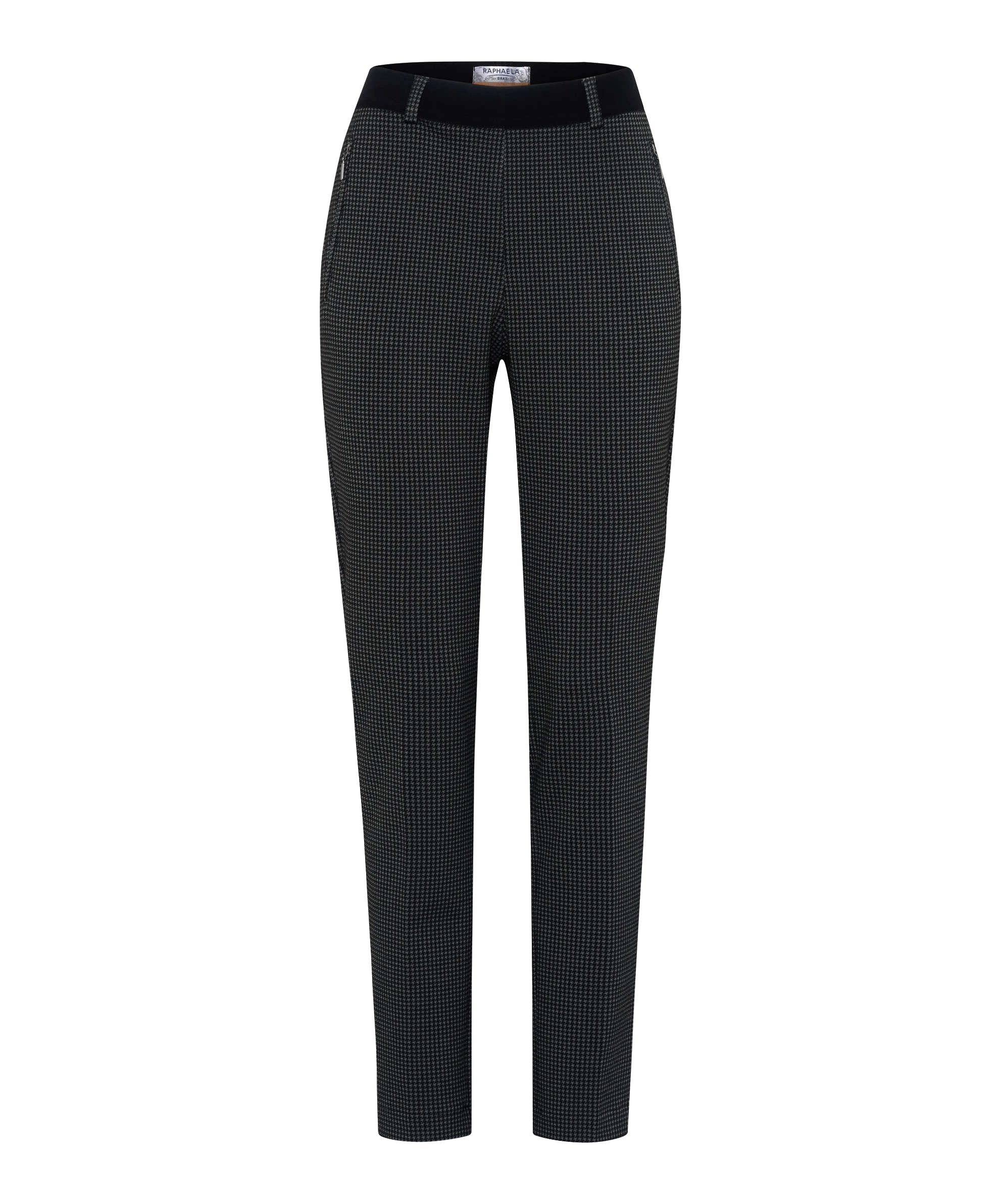 RAPHAELA BY BRAX Lillyth Chino - Smoky Houndstooth - 10270020 15-4168-08