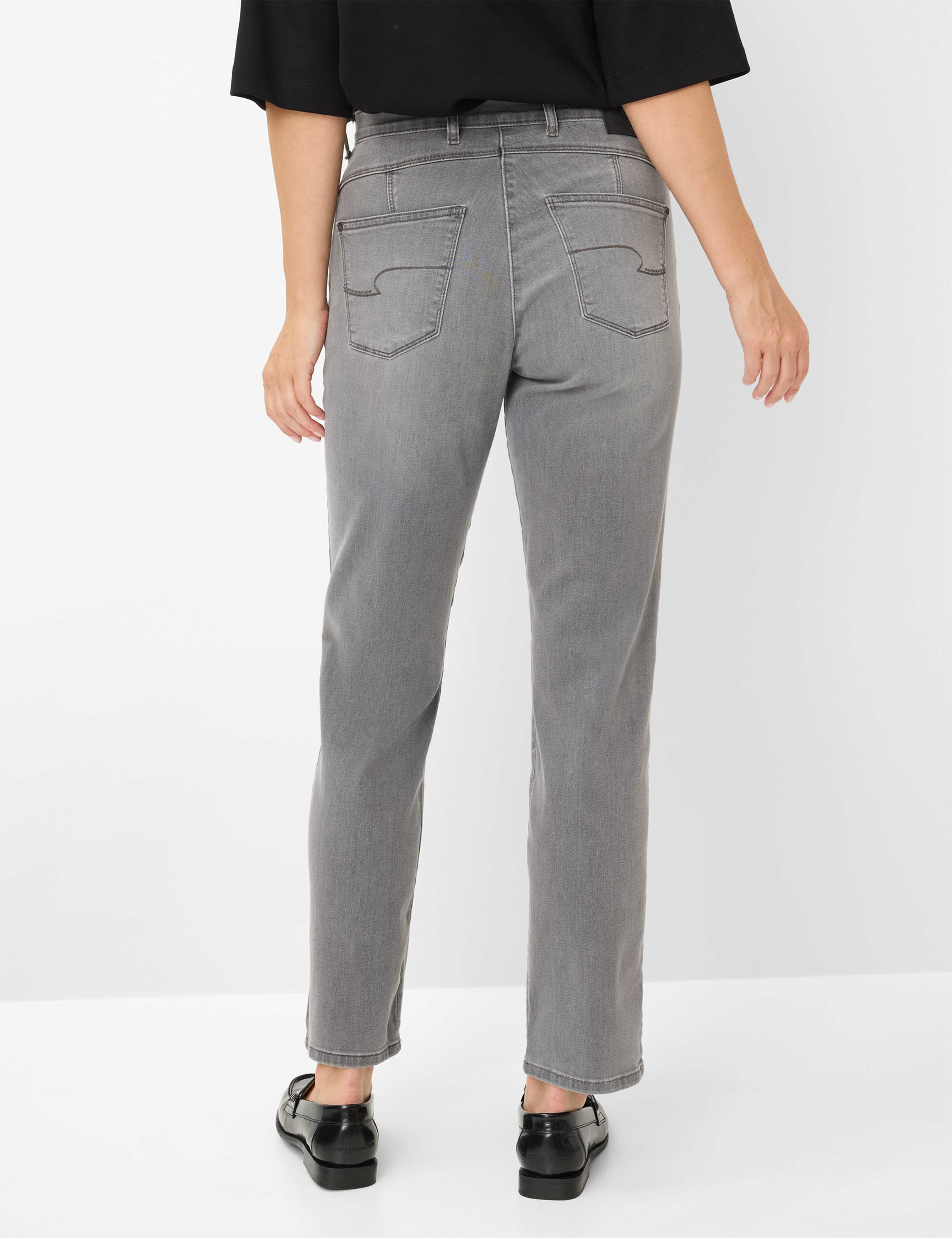 RAPHAELA BY BRAX CAREN NEW Straight-Jeans - Foggy Silver Grey - 10923120 17-6908-06 von RAPHAELA BY BRAX