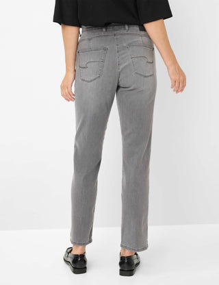 RAPHAELA BY BRAX CAREN NEW Straight-Jeans - Foggy Silver Grey - 10923120 17-6908-06