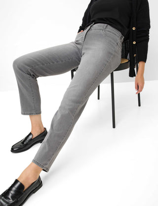 RAPHAELA BY BRAX CAREN NEW Straight-Jeans - Foggy Silver Grey - 10923120 17-6908-06