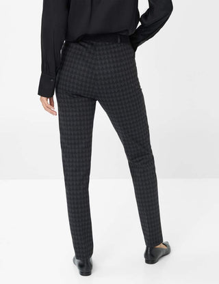 RAPHAELA BY BRAX LILLYTH Schlupfhose - Black Shadow Check - 10270020 17-5468-08