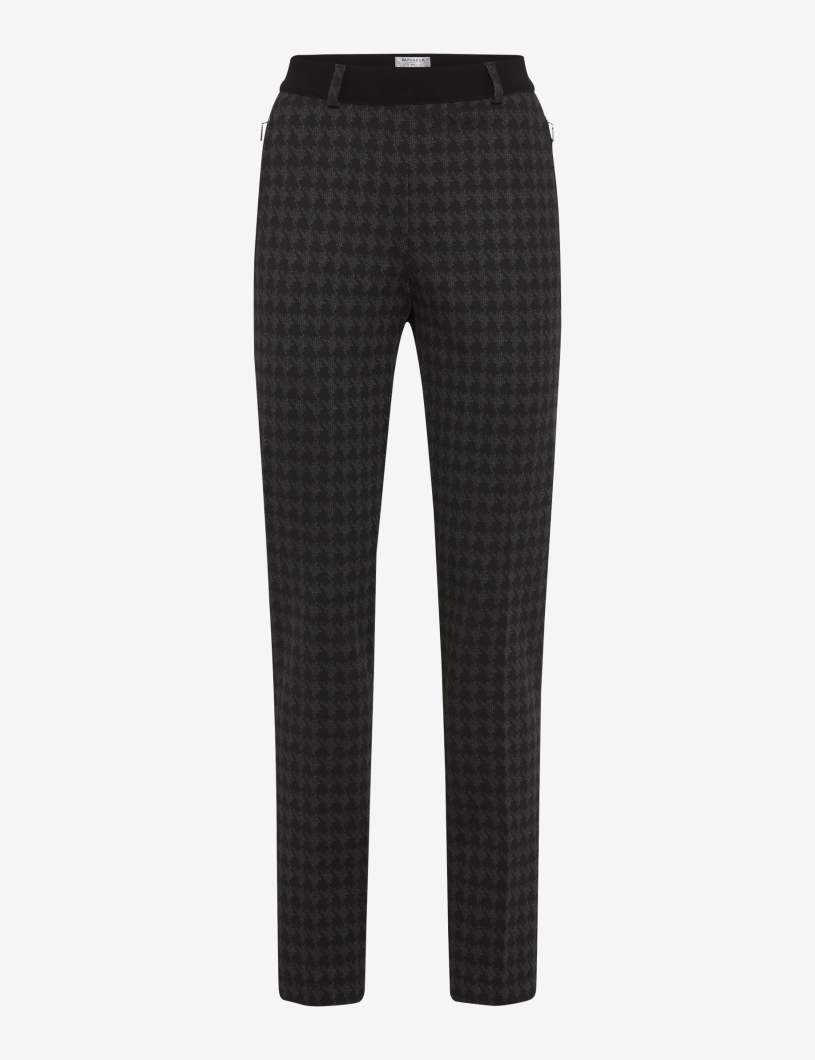 RAPHAELA BY BRAX LILLYTH Schlupfhose - Black Shadow Check - 10270020 17-5468-08 von RAPHAELA BY BRAX