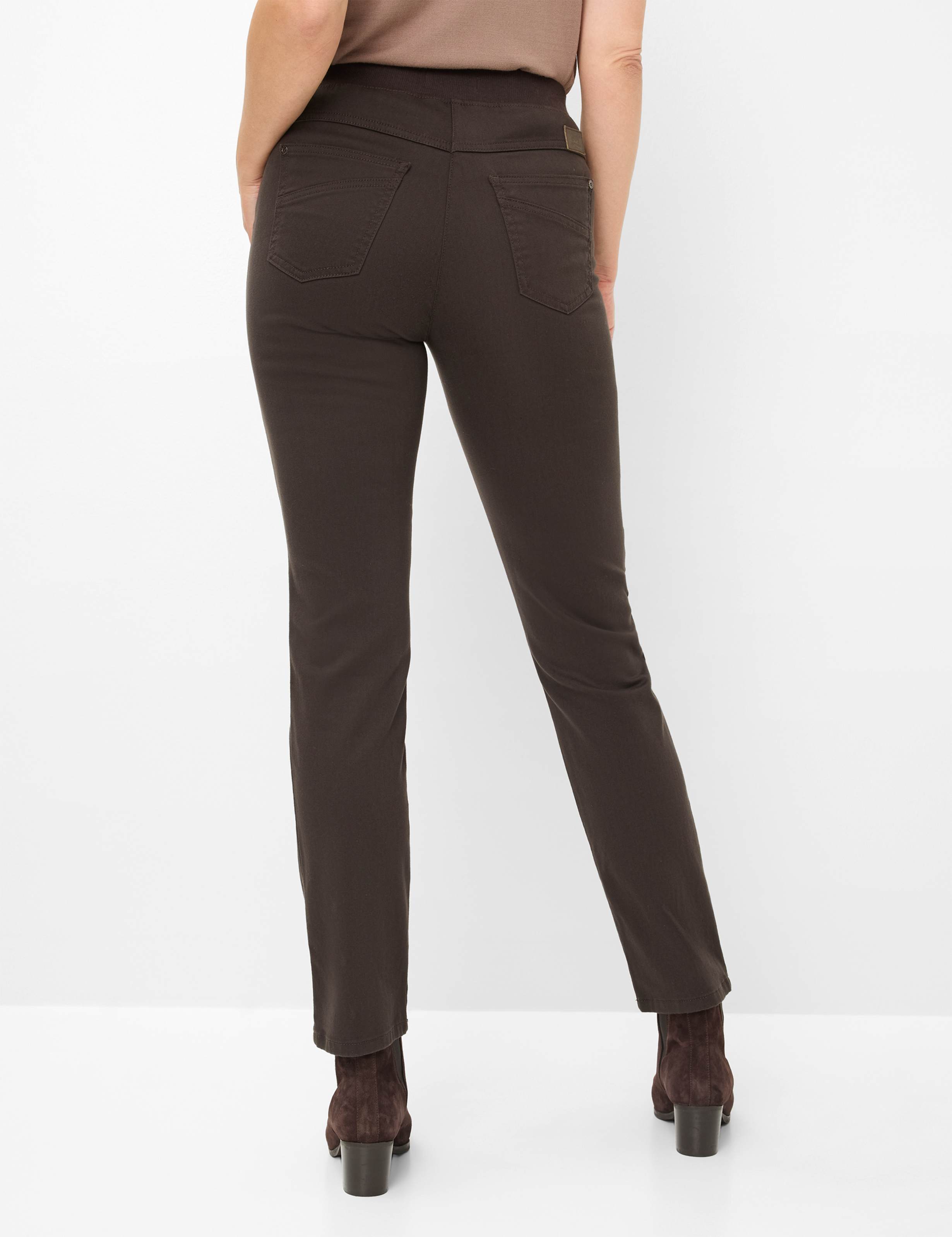 RAPHAELA BY BRAX PAMINA Schlupfhose - Dark Walnut Brown - 10930020 11-6057-52 von RAPHAELA BY BRAX