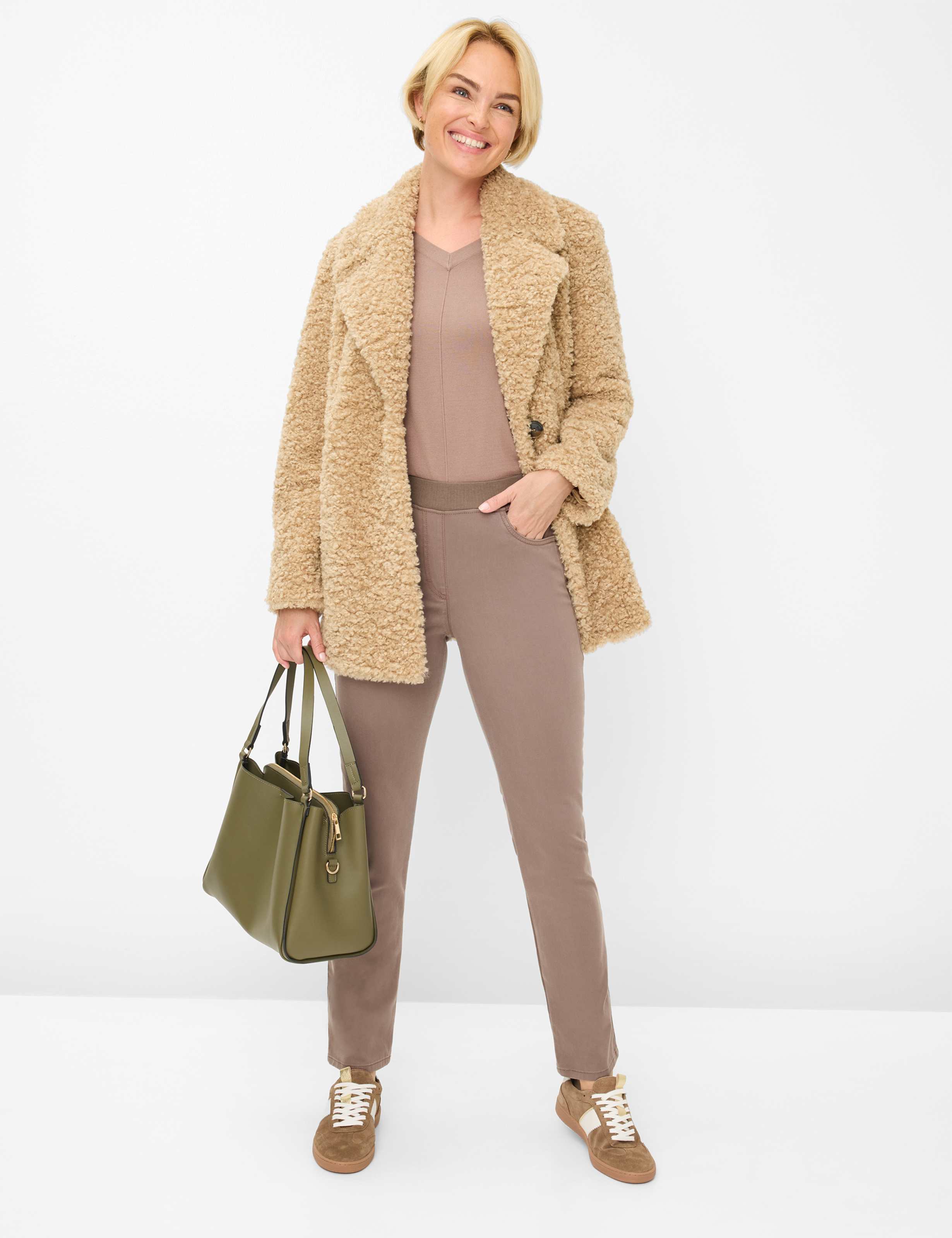 RAPHAELA BY BRAX PAMINA Schlupfhose - Taupe Mistfall - 10930020 11-6057-55 von RAPHAELA BY BRAX