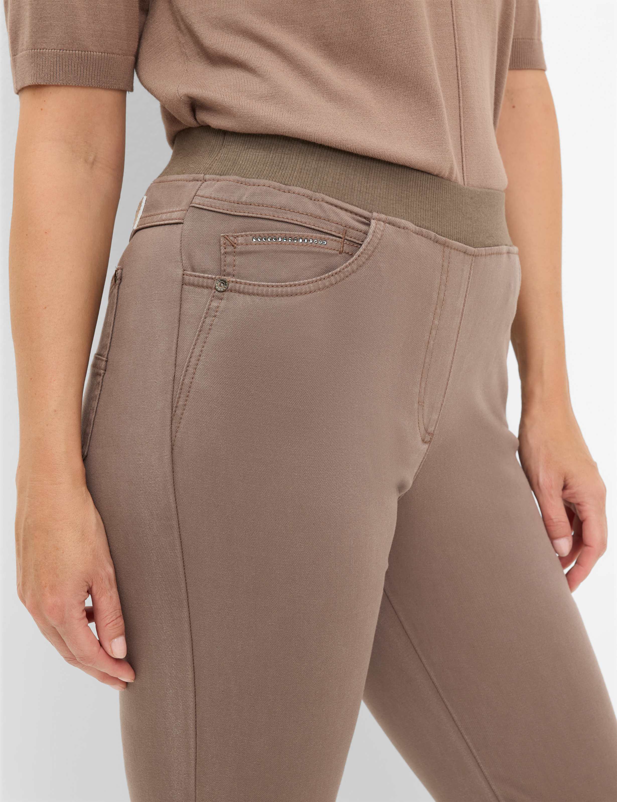 RAPHAELA BY BRAX PAMINA Schlupfhose - Taupe Mistfall - 10930020 11-6057-55 von RAPHAELA BY BRAX