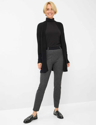 RAPHAELA BY BRAX Lillyth Schlupfhose - Smoke Tweed Grey - 10270020 17-5268-08