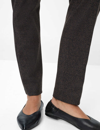 RAPHAELA BY BRAX Lillyth Chino/Jogpants - Espresso Tweed Brown - 10270020 17-5268-52
