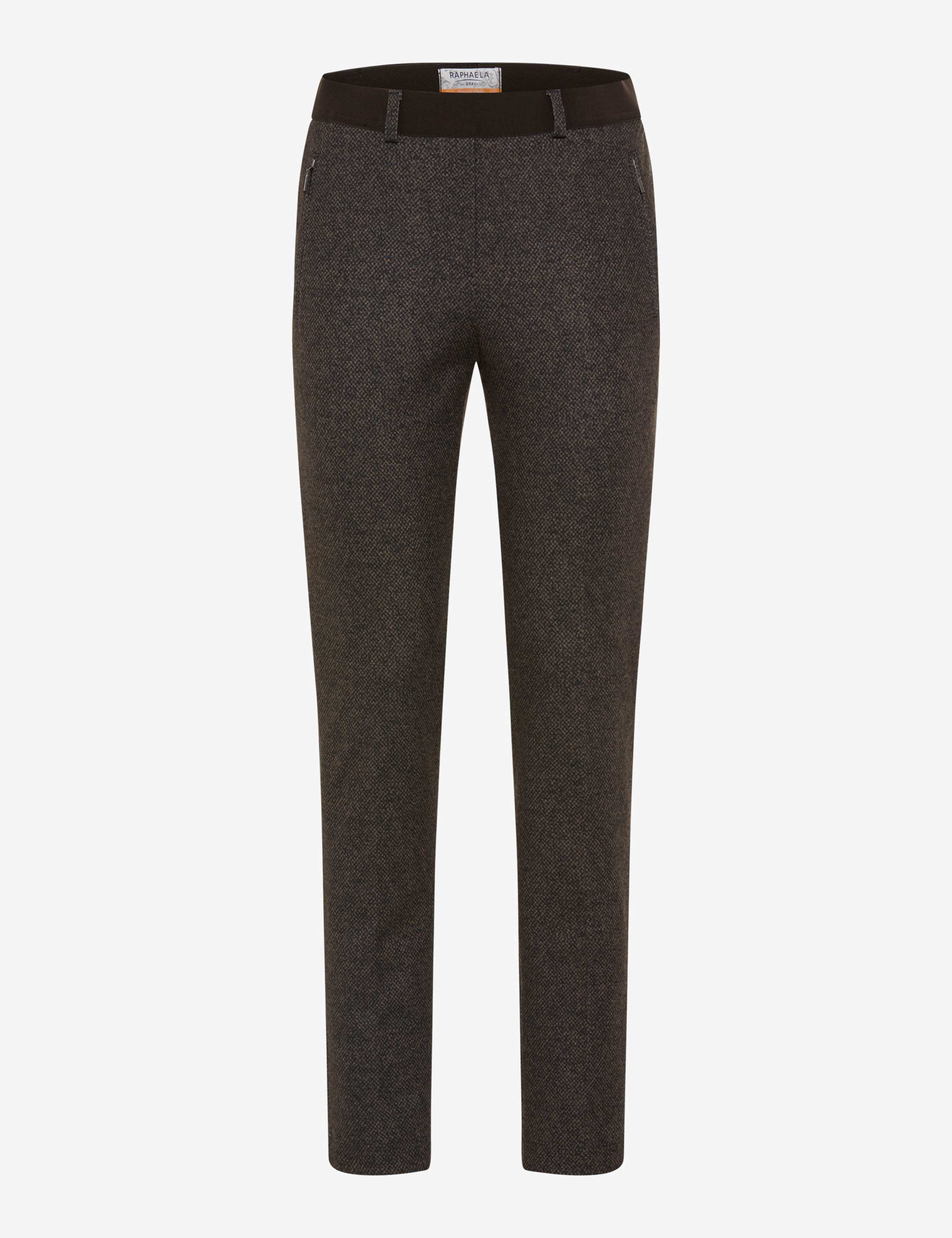 RAPHAELA BY BRAX Lillyth Chino/Jogpants - Espresso Tweed Brown - 10270020 17-5268-52