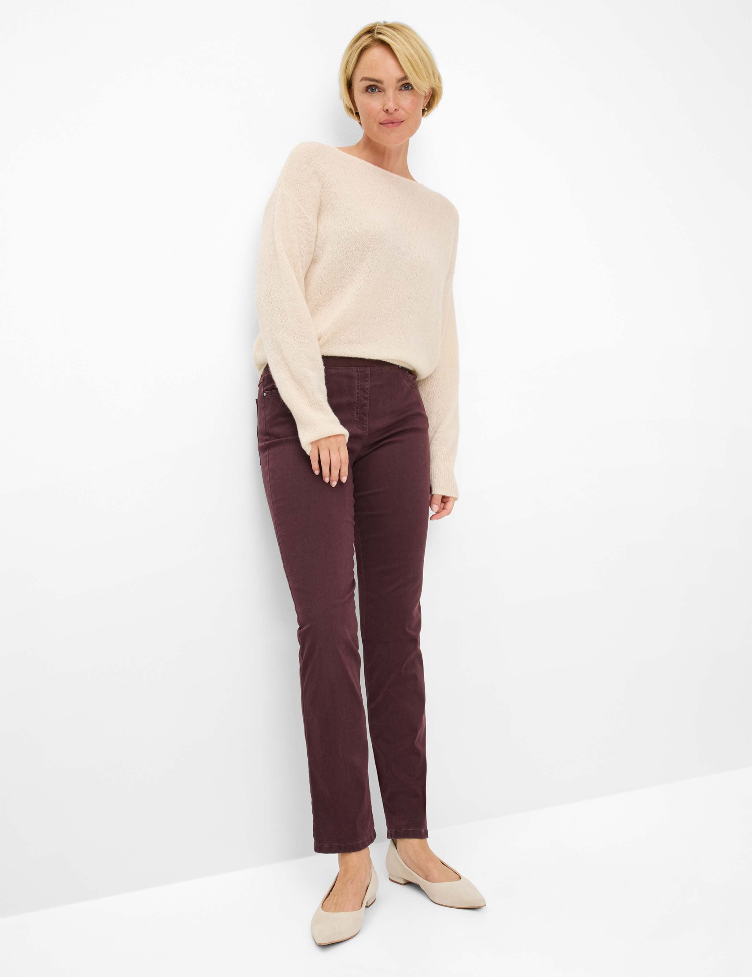 RAPHAELA BY BRAX Pamina Schlupfhose - Amaranth Wine - 10949420 11-1807-80 von RAPHAELA BY BRAX