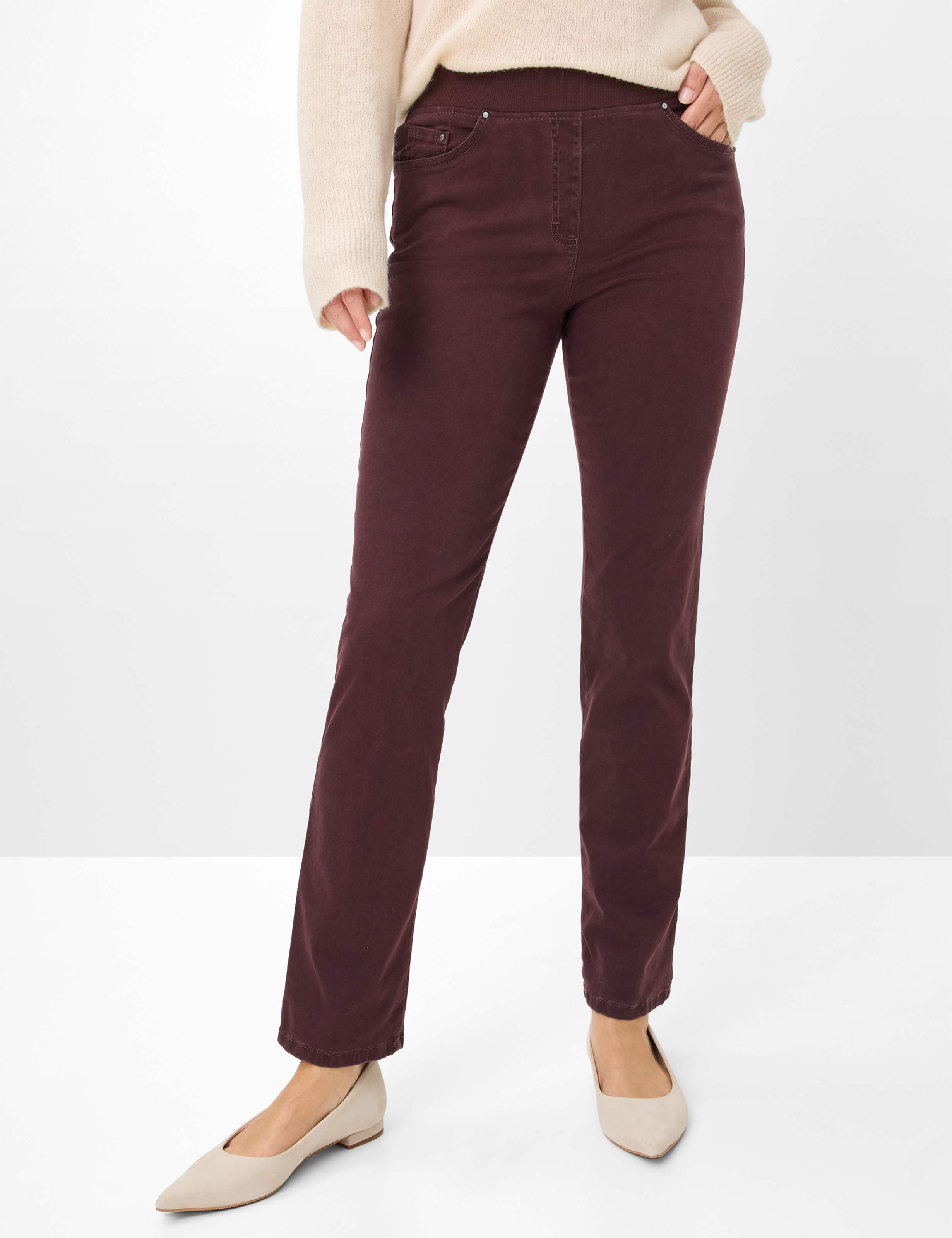 RAPHAELA BY BRAX Pamina Schlupfhose - Amaranth Wine - 10949420 11-1807-80
