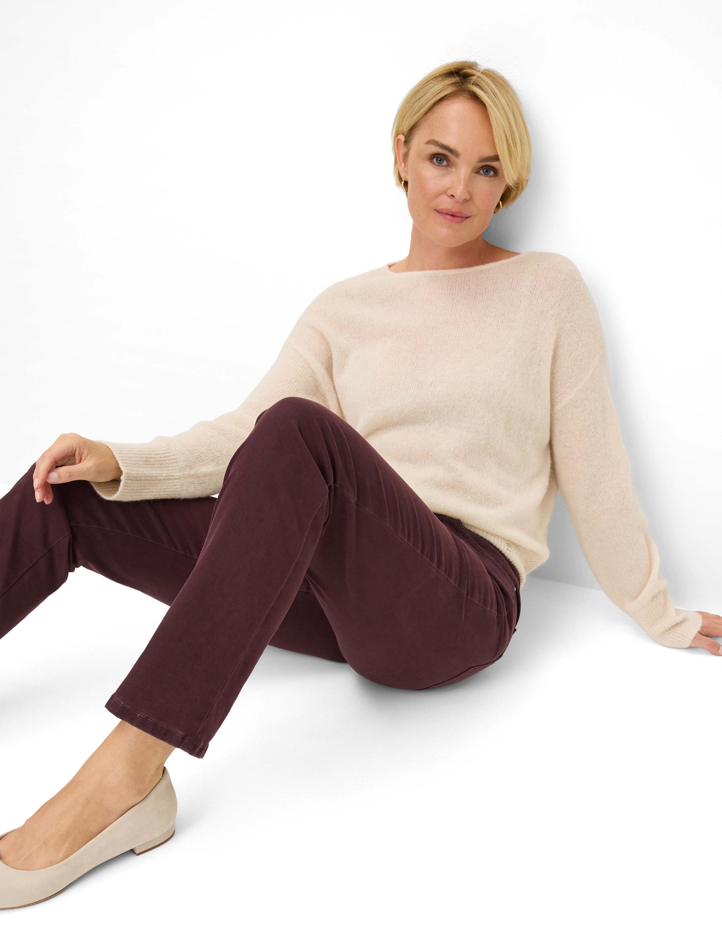 RAPHAELA BY BRAX Pamina Schlupfhose - Amaranth Wine - 10949420 11-1807-80 von RAPHAELA BY BRAX