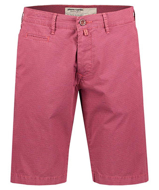 PIERRE CARDIN LYON Bermuda & Chino-Shorts - Cranberry Twill Red - 3465 2060.95