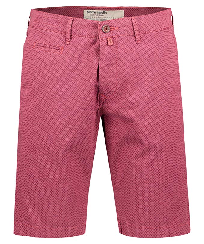 PIERRE CARDIN LYON Bermuda & Chino-Shorts - Cranberry Twill Red - 3465 2060.95