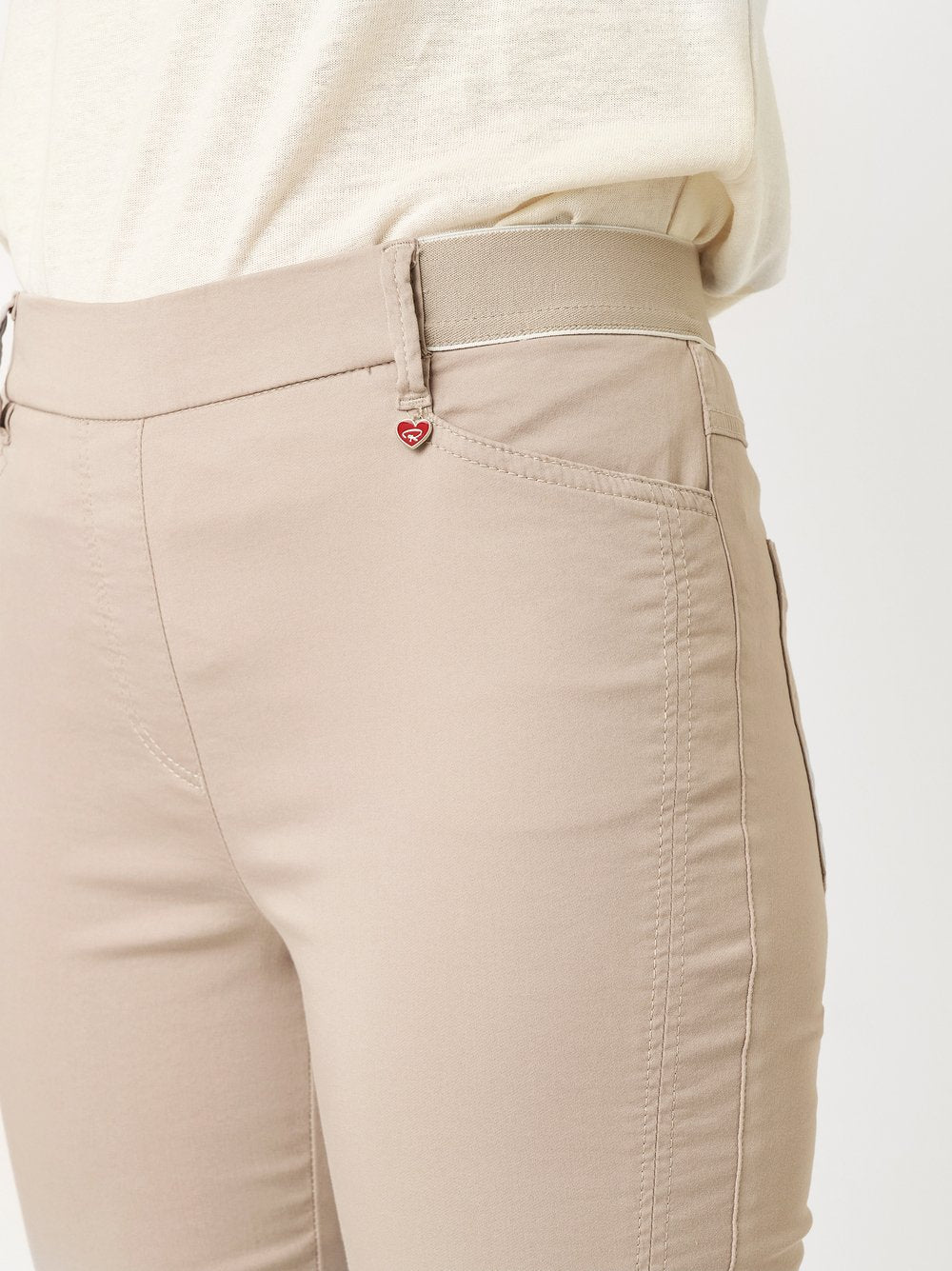 RELAXED BY TONI ALICE NEW 7/8 Stoffhose - Sand Pebble Greige - 2-2855-14-20007.731 von Relaxed by Toni