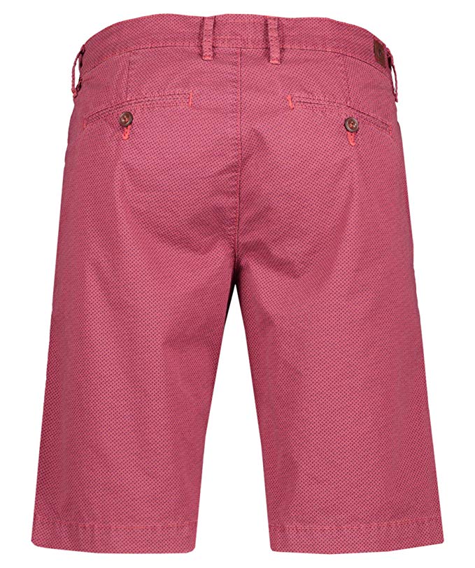 PIERRE CARDIN LYON Bermuda & Chino-Shorts - Cranberry Twill Red - 3465 2060.95