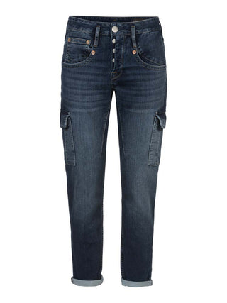 HERRLICHER Shyra Cargo Jogg Denim - Midnight Harbor Blue - 5878-D9648-611