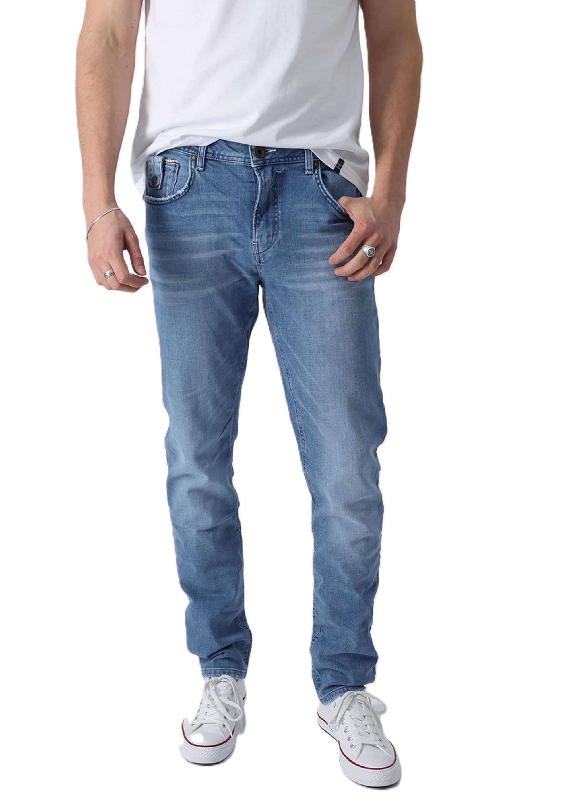 MOD JEANS Ricardo Five-Pocket - Coastal Denim Blue - SP23-1002.2877