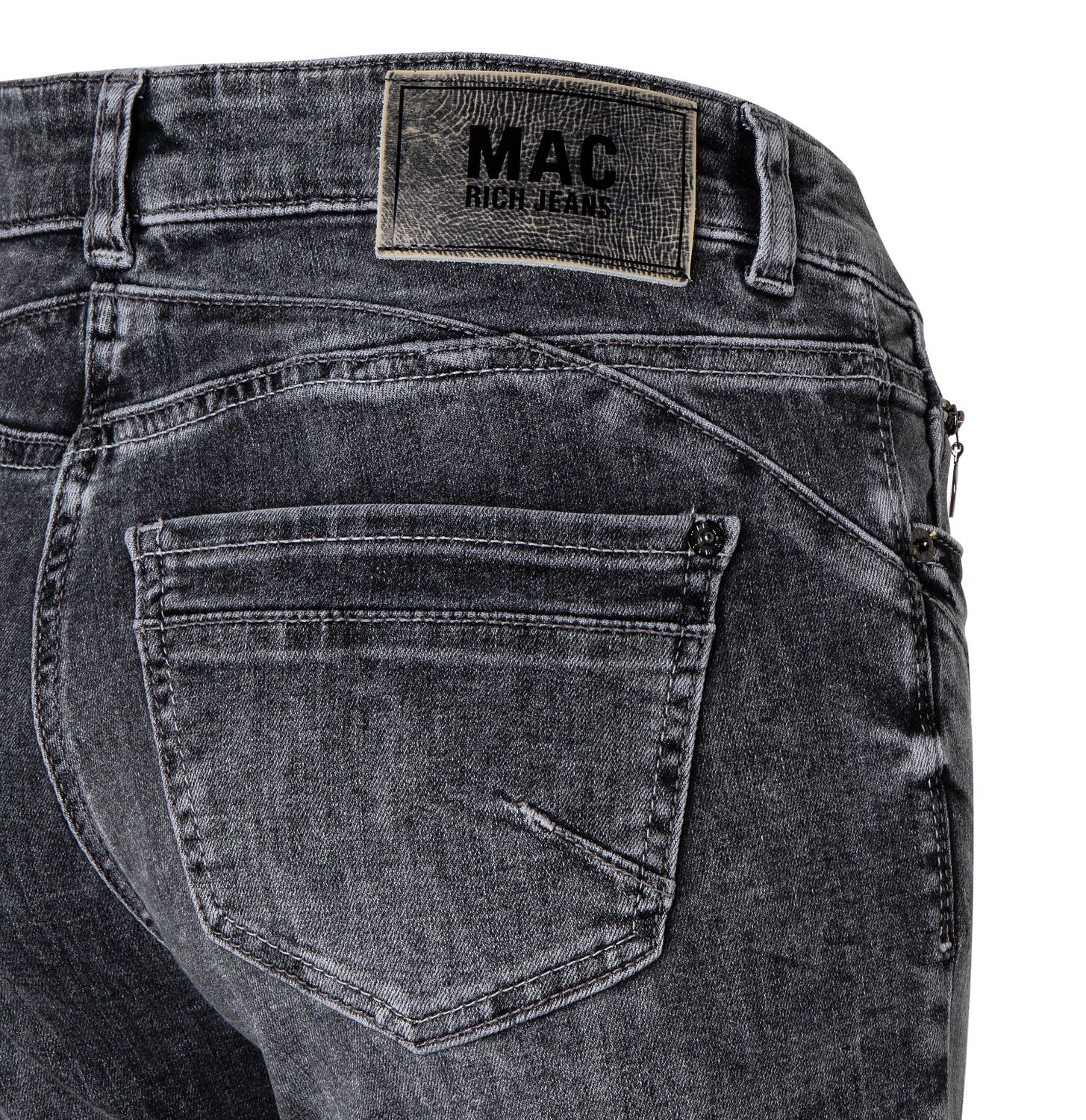 MAC RICH SLIM Five-Pocket - Ironwashed Anthracite - 5762-90-0389L-D911 von MAC